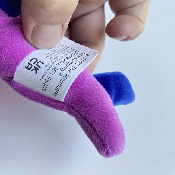 Manhattan Toy Company Hester Dragon Plush Purple Stuffed Animal Soft 15" HTF - Picture 6 of 7